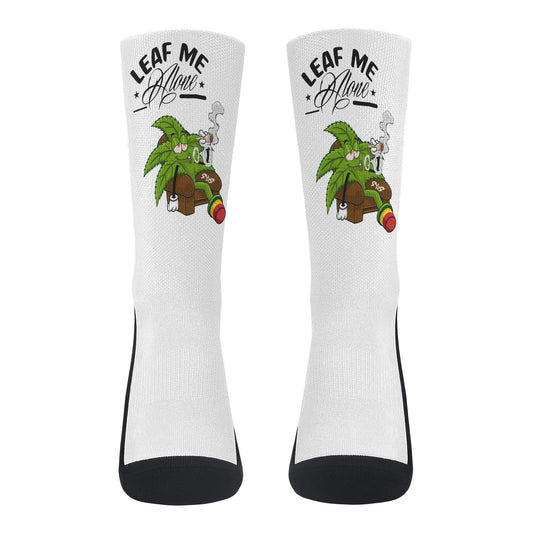 Leaf Me Alone 4/20 Edition Crew Socks