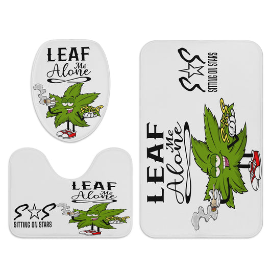 Leaf Me Alone 4/20 Edition Bath Room Toilet Set