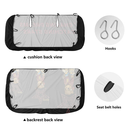S.O.S & P.S.P Collaboration Black Back Car Seat Cover