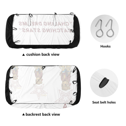 S.O.S X P.S.P Collaboration White Back Car Seat Cover