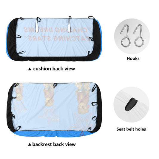 S.O.S X P.S.P Collaboration Blue Back Car Seat Cover