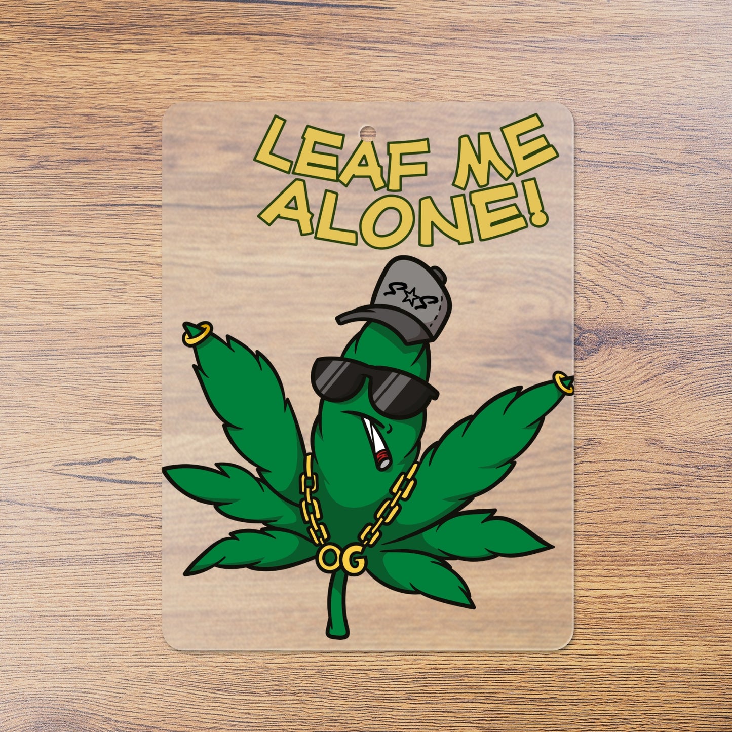 Leaf Me Alone 3.0 4/20 "Baked Valley" Edition Mens Goo Green Short Sleeve Baseball Jersey