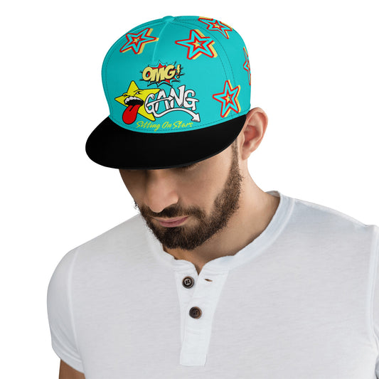 Star Gang Turquoise Snapbacks