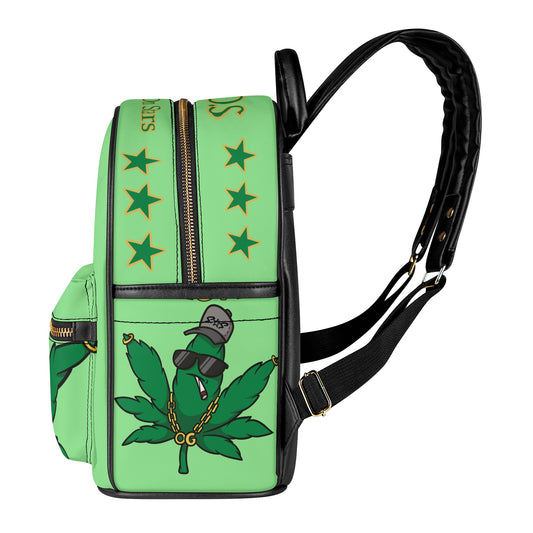 Leaf Me Alone 3.0 S.O.S 420 Mint Green Edition Backpack