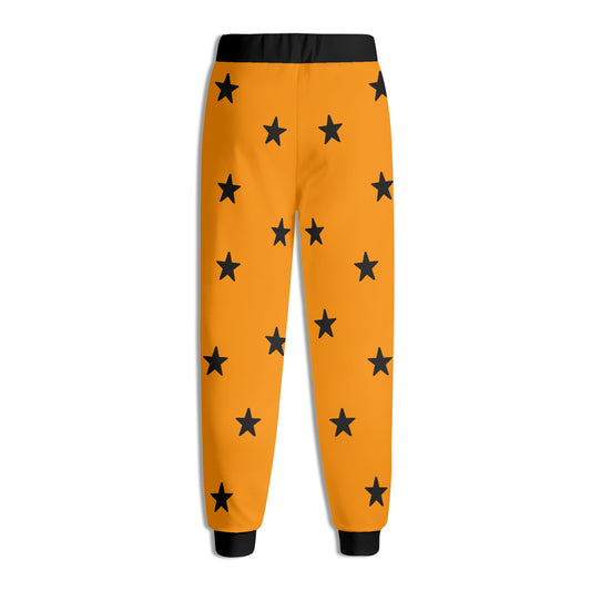 Money Man D.G.D.E (Dont Grind Dont Eat) Mens Orange Sweatpants