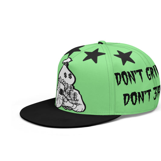 Money Man D.G.D.E (Dont Grind Dont Eat) Mint Green Snapbacks