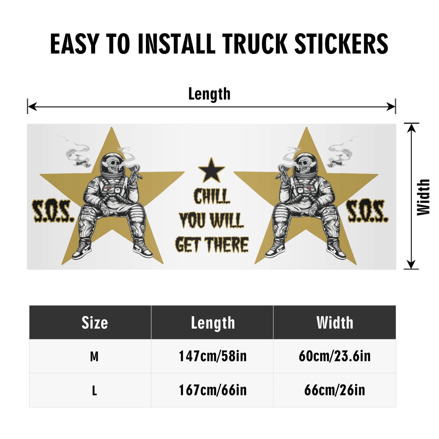 T.S.S. Trap Star Syndicate Tailgate Wrap