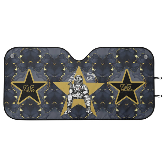 T.S.S Trap Star Syndicate Car Auto Sun Shade