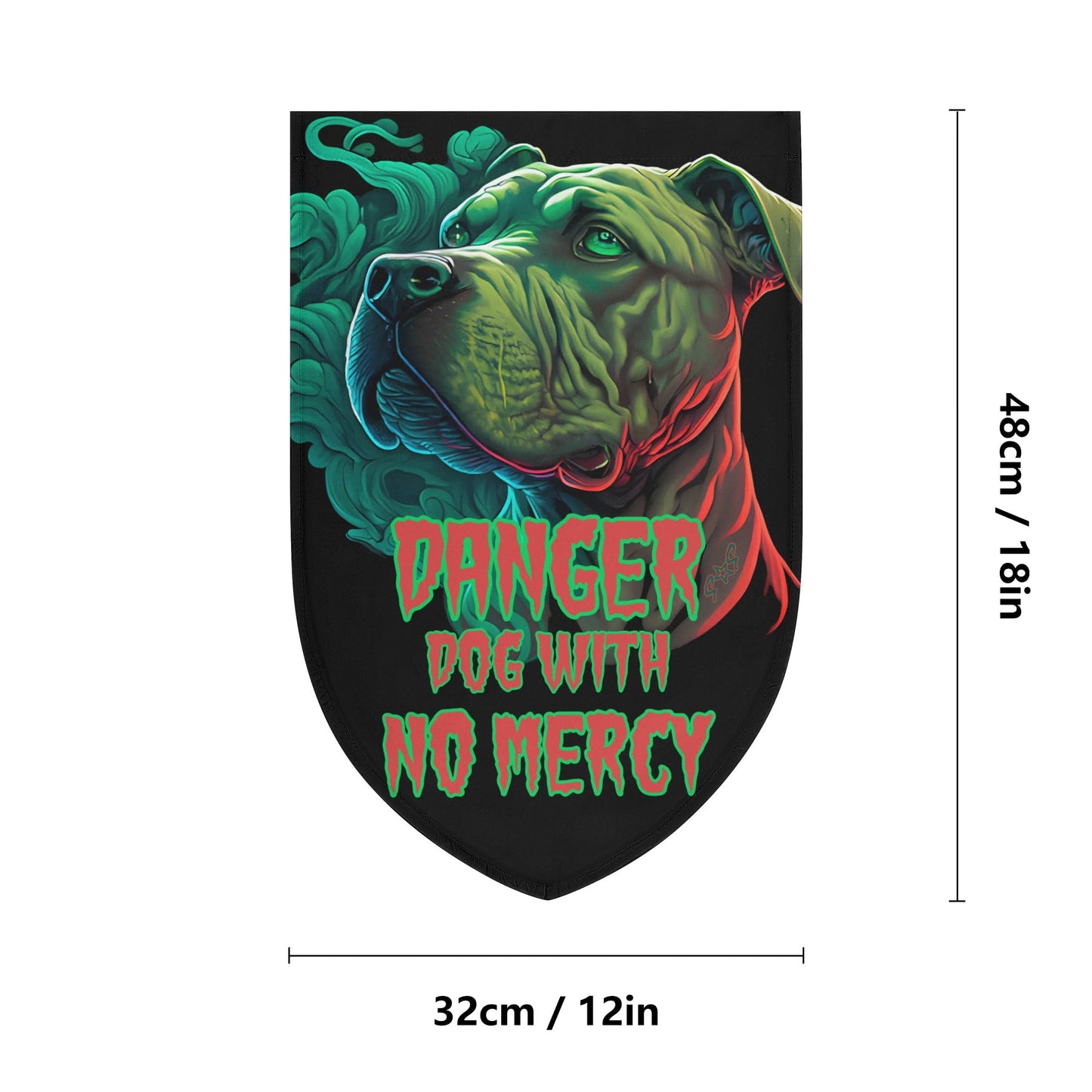 D.D.W Doggys Dog World Garden Flag Banner 12X18 In