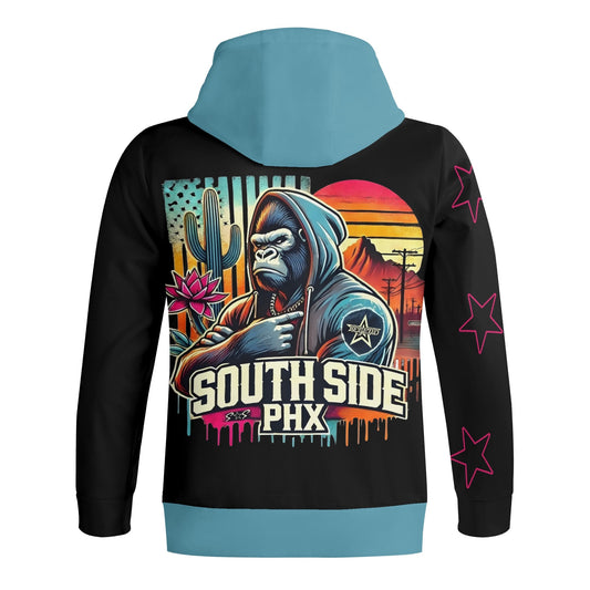 South Side Pt.2 Full Zip Turtleneck Hoodie