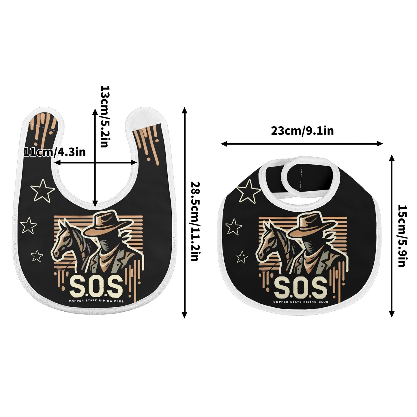 Copper Flex Baby Bibs By S.O.S