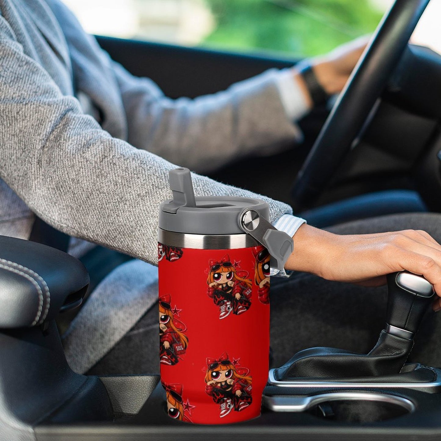 S.O.S: Power Puff Gang 30oz Tumbler with Top Handle