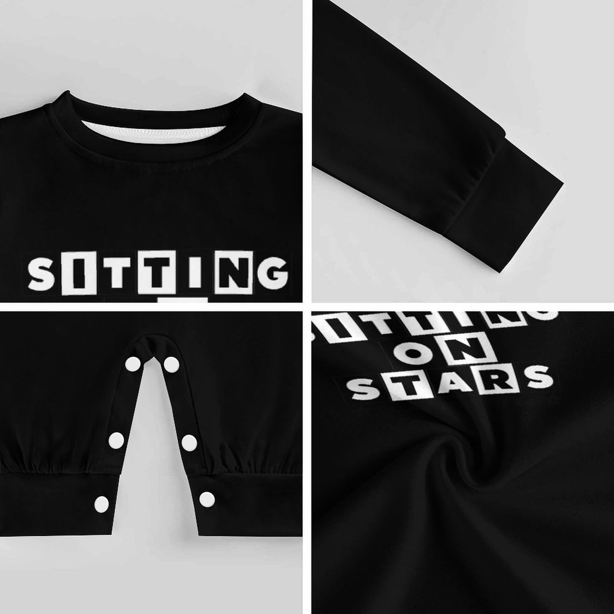 S.O.S: Power Puff Gang Baby's Long Sleeve Romper