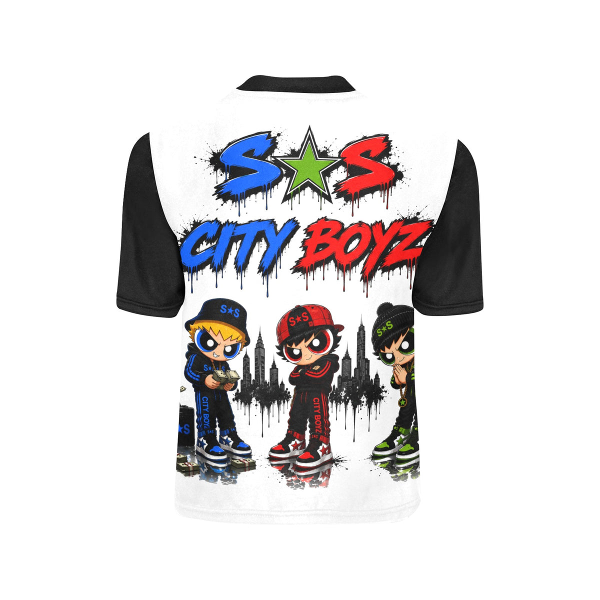 S.O.S: Rowdy Ruff Boys Big Boys Crew Neck T-Shirt | Ships from USA