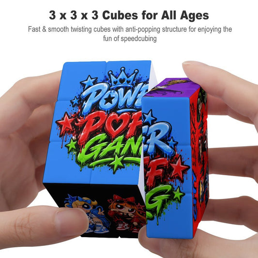 S.O.S: Power Puff Gang 3×3 Magic Cube Puzzle