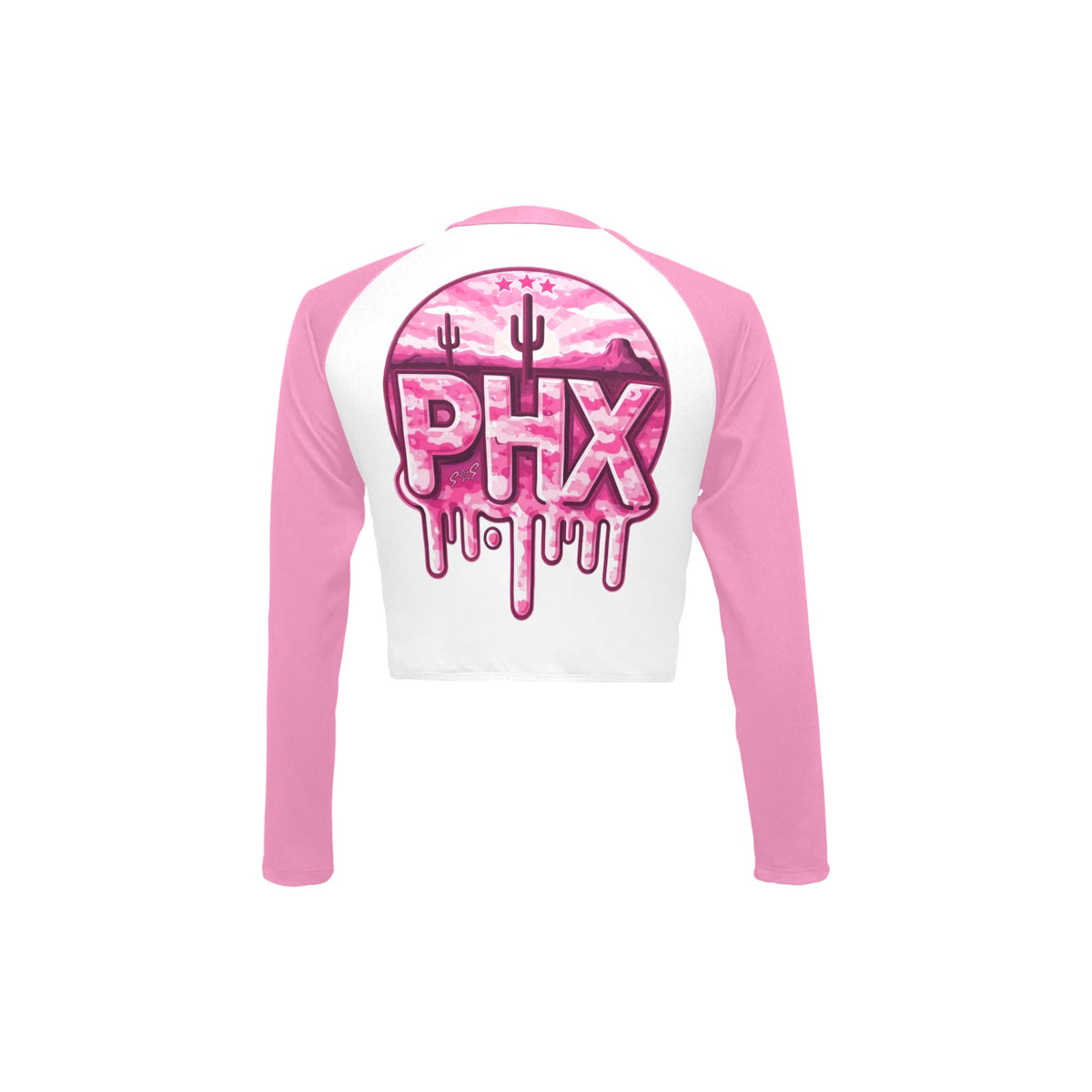 Starfection Ladies Edition Long Sleeve Crop Top