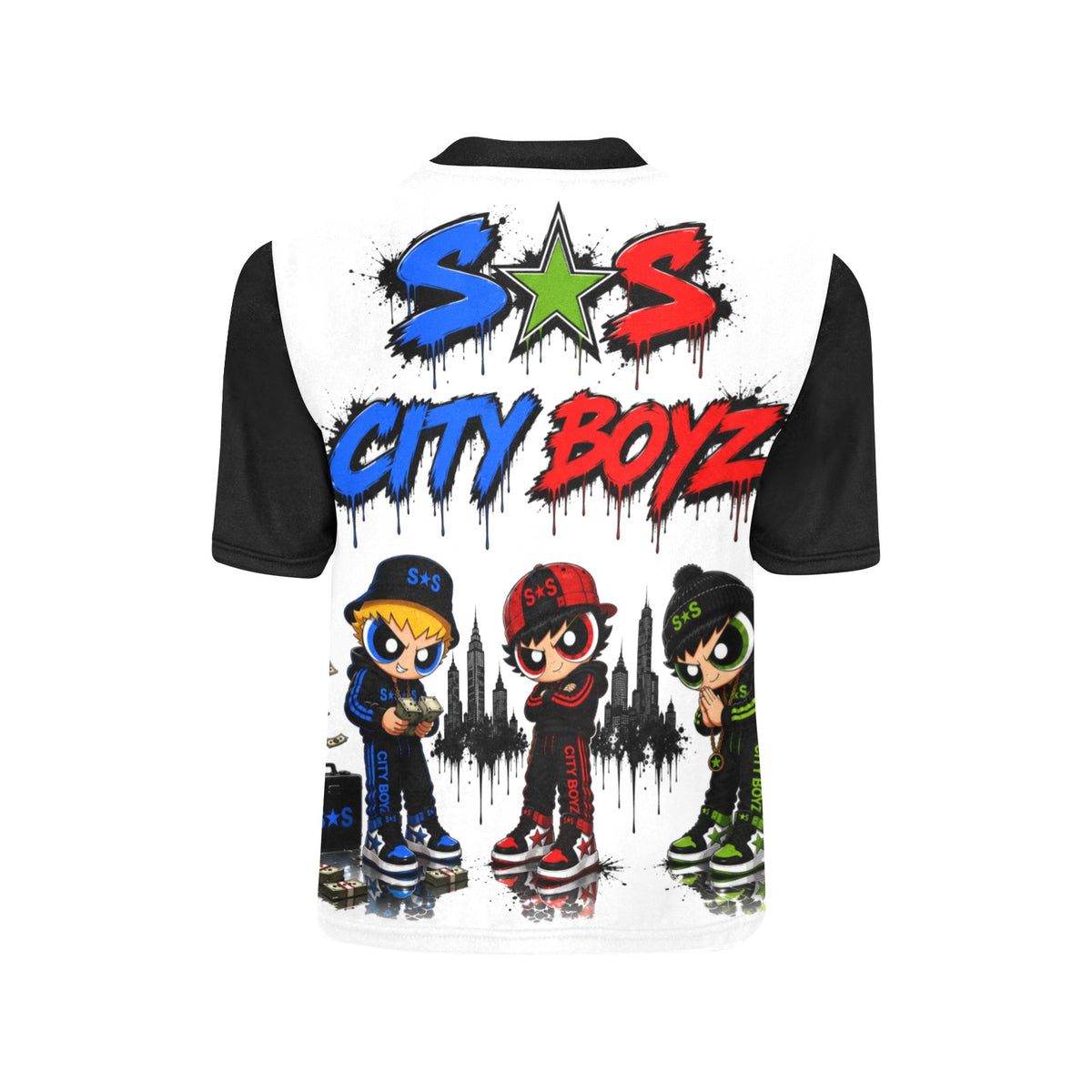 S.O.S: Rowdy Ruff Boys Little Kids Crew Neck T-Shirt | Ships from USA