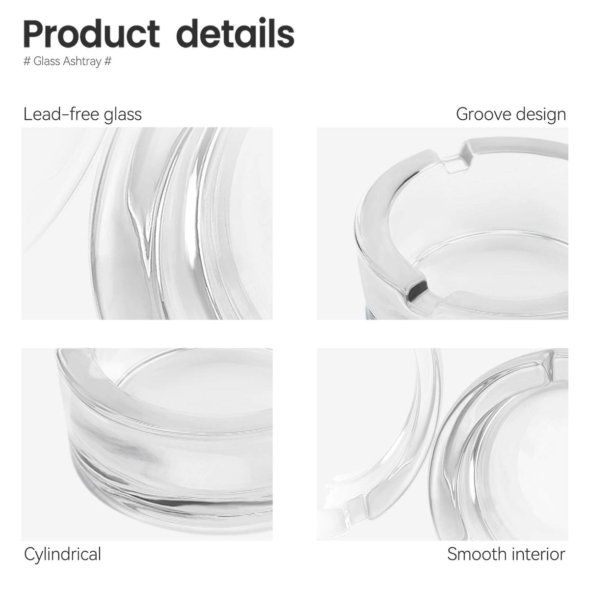S.O.S: Power Puff Gang Glass Ashtray