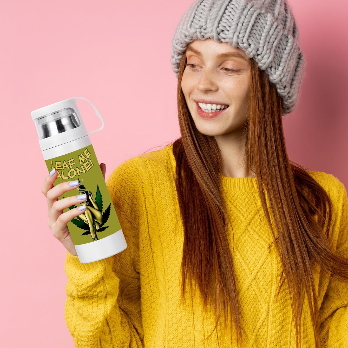Leaf Me Alone 4/20 Edition 4.0 Insulation Water Bottle