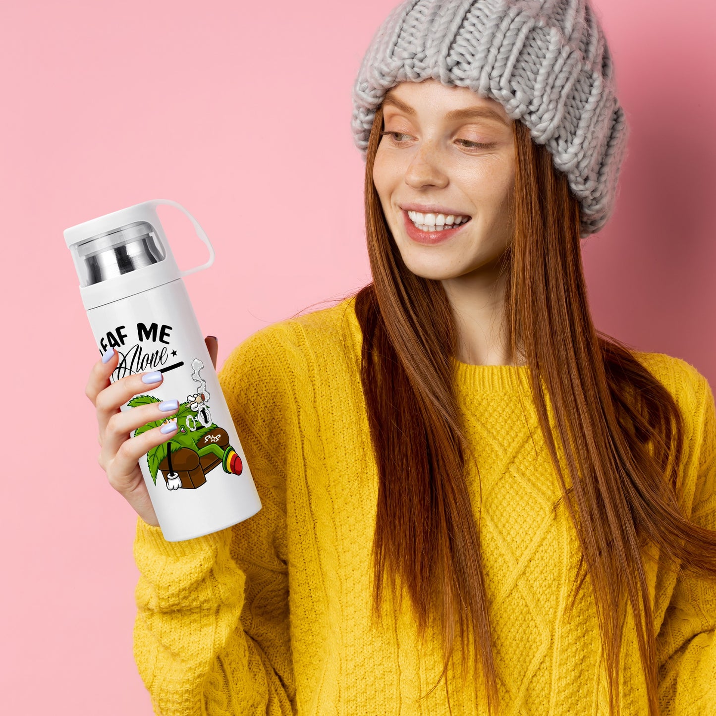 Leaf Me Alone 4/20 Edition 1.0 Insulation Water Bottle