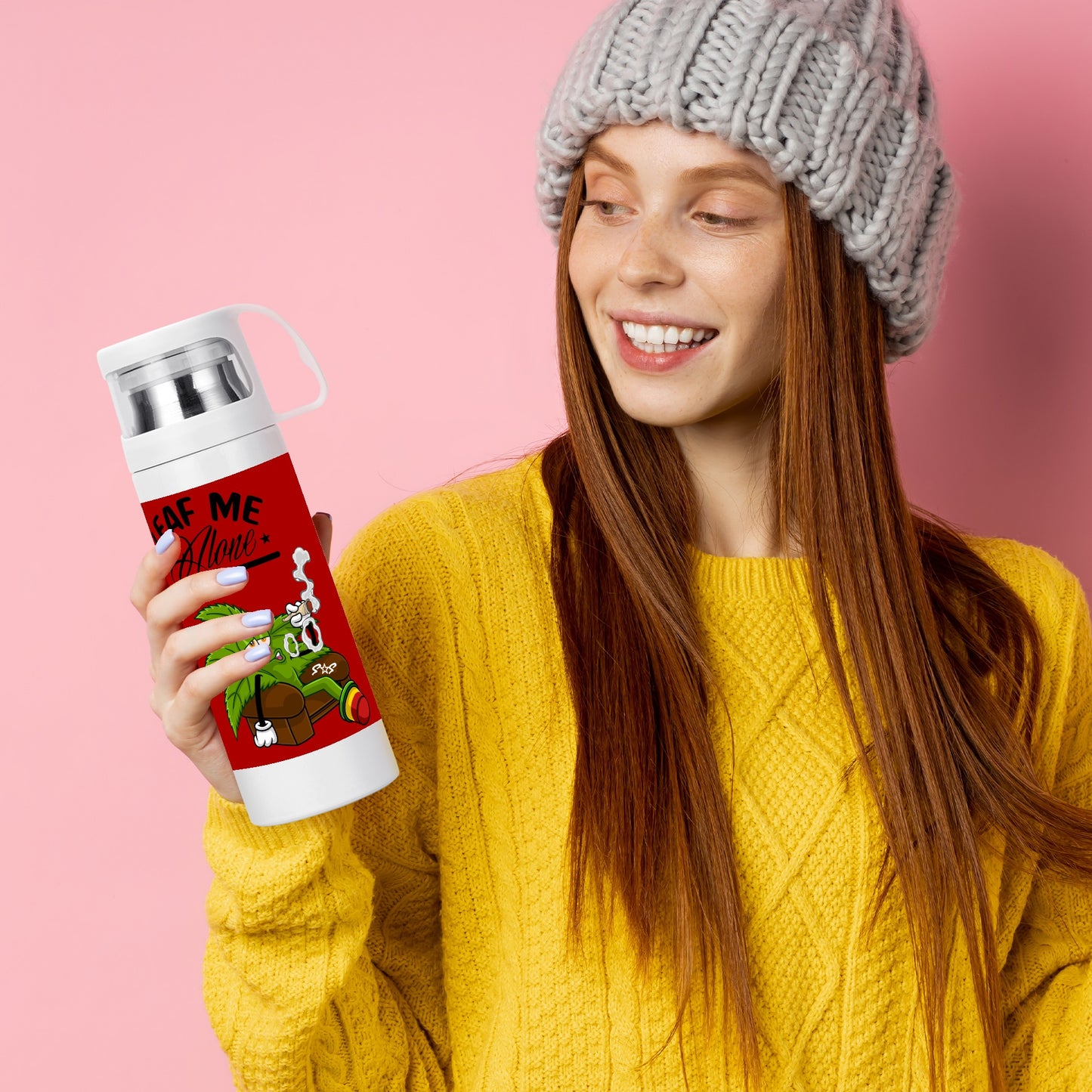 Leaf Me Alone 4/20 Edition 1.0 Insulation Water Bottle