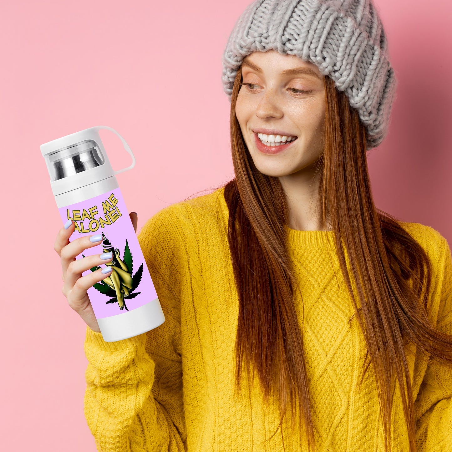 Leaf Me Alone 4/20 Edition 4.0 Insulation Water Bottle