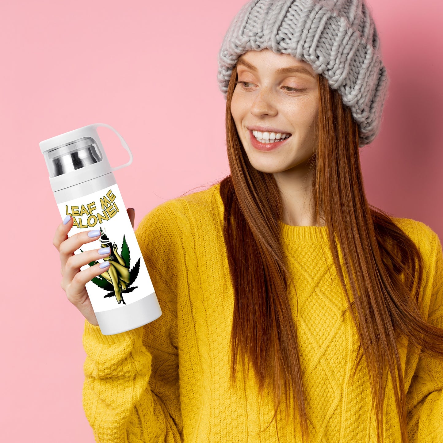 Leaf Me Alone 4/20 Edition 4.0 Insulation Water Bottle
