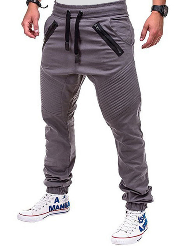 2023 Falling Stars Men's Drawstring Waist Cargo Pants