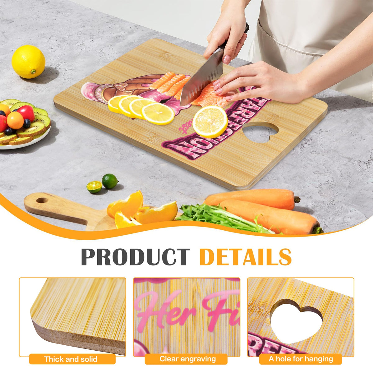 S.O.S: Power Puff Gang Rectangle Bamboo Cutting Board | Ships from USA