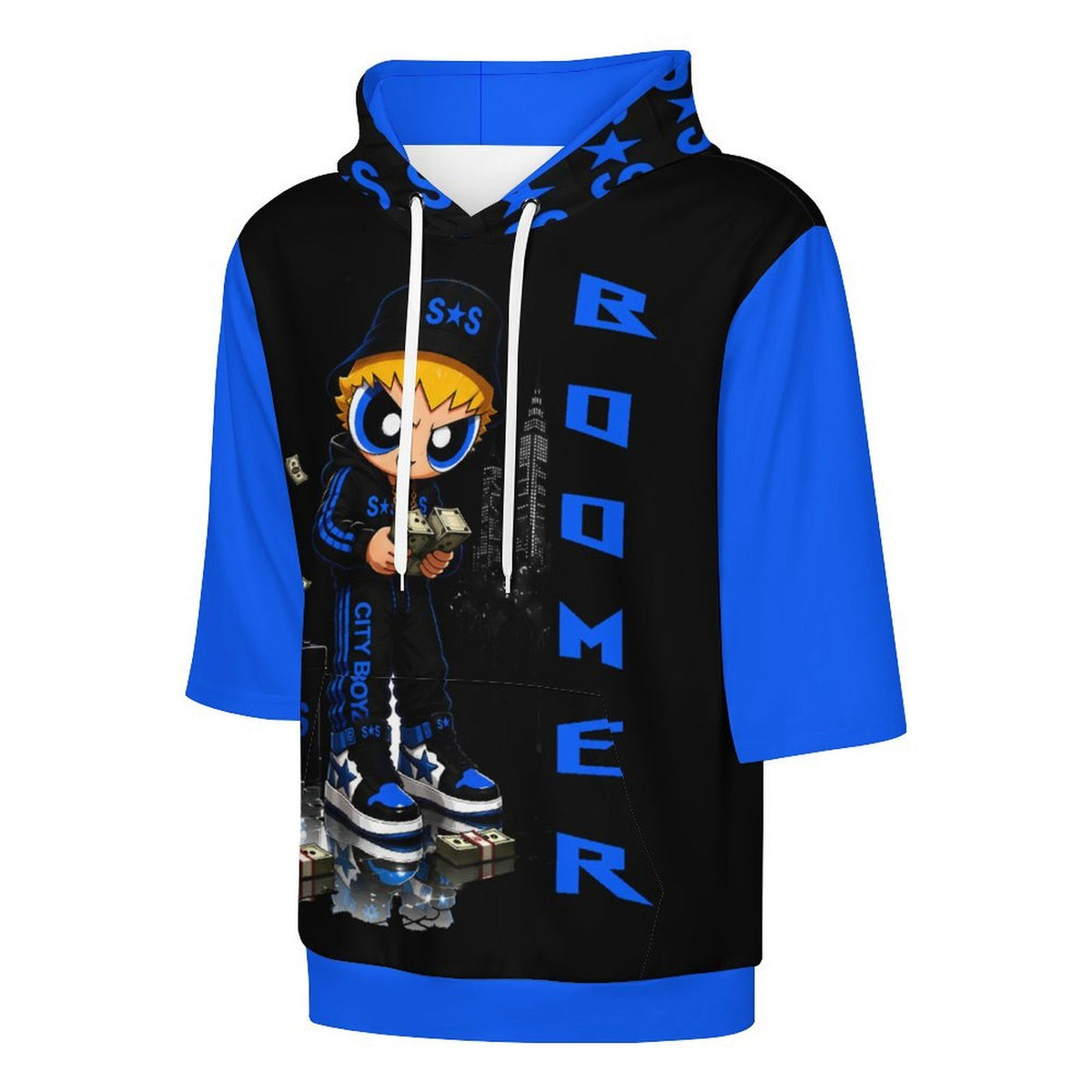 S.O.S: Rowdy Ruff Boys Men's Mid-Sleeve Hoodie