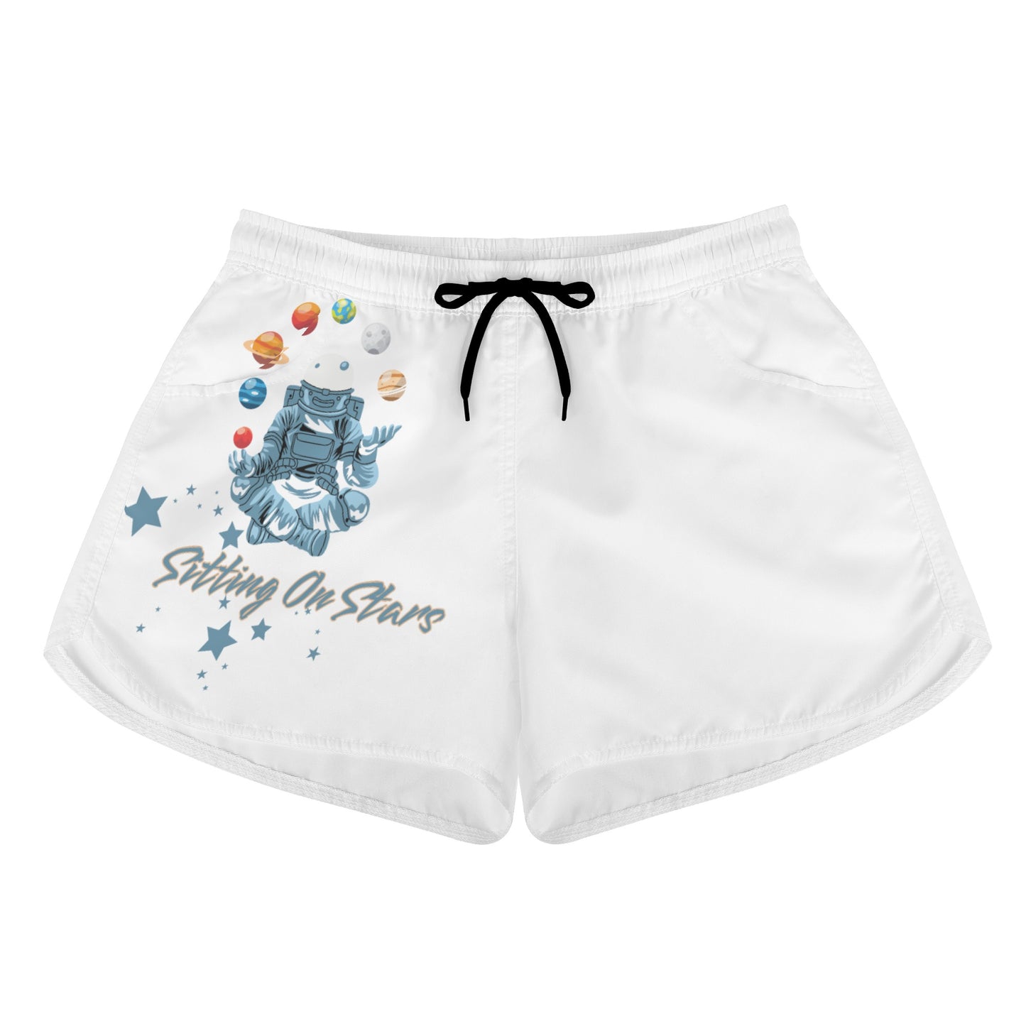 Sitting On Stars Meditation Women's Casual Shorts