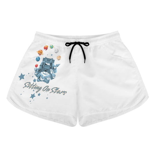 Sitting On Stars Meditation Women's Casual Shorts