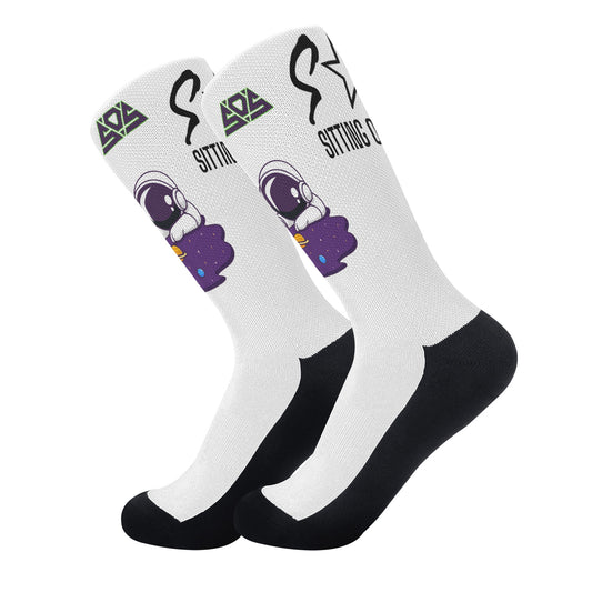 Space Aliens Crew Socks