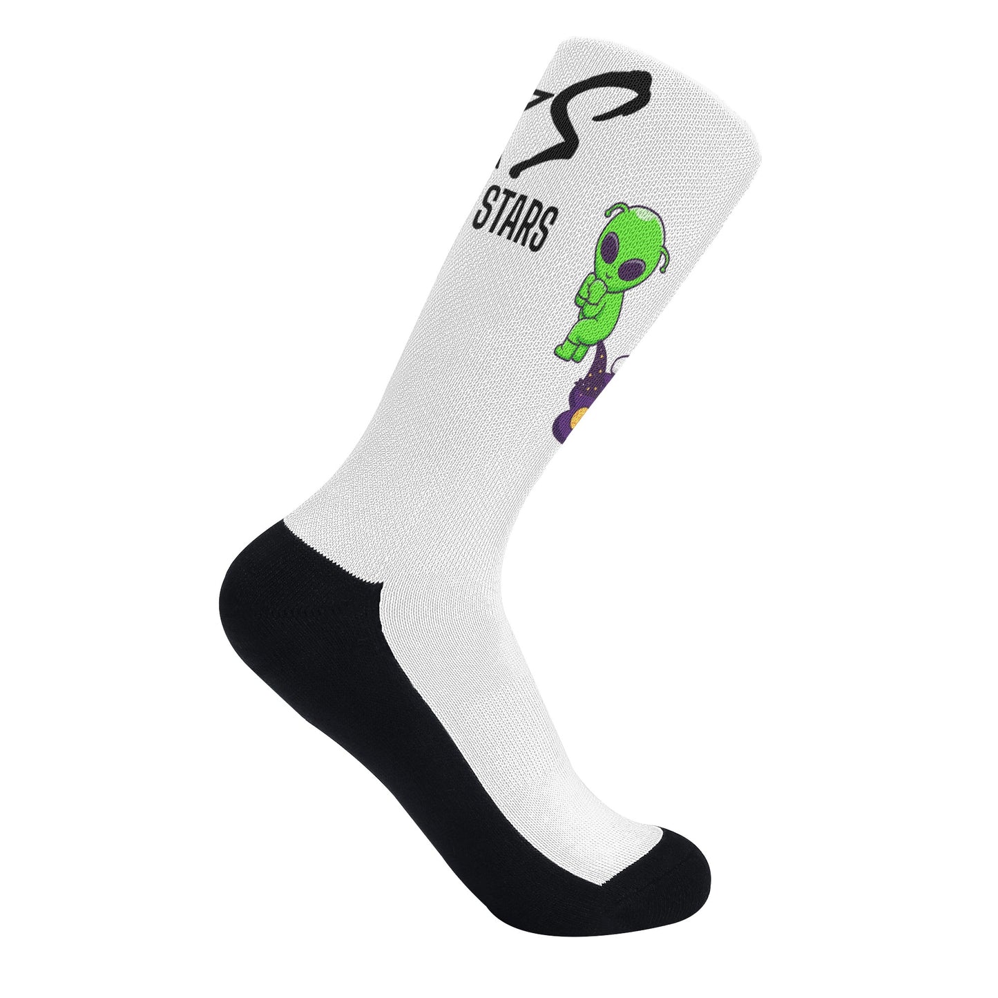 Space Aliens Crew Socks