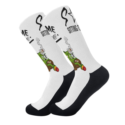 Leaf Me Alone 4/20 Edition Crew Socks