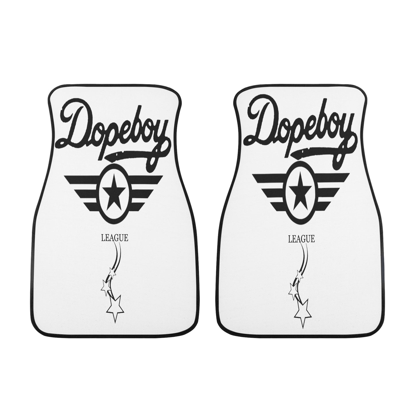 Dope Boy League Back and Front Car Floor Mats