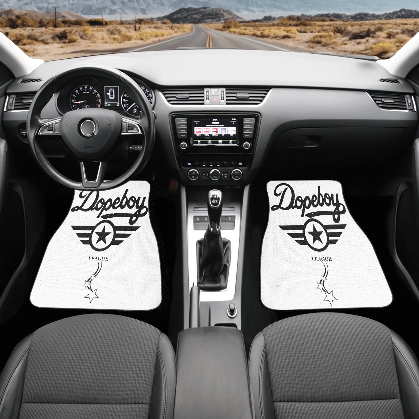 Dope Boy League Back and Front Car Floor Mats