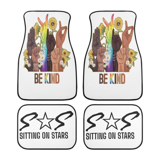 Be Kind (Pride Edition) Back and Front Car Floor Mats