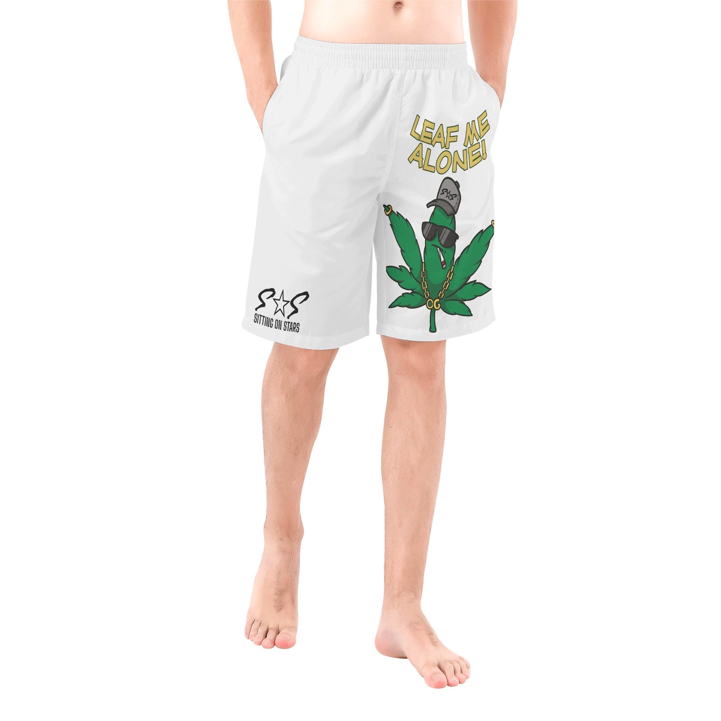 Leaf Me Alone 4/20 Edition Mens Shorts