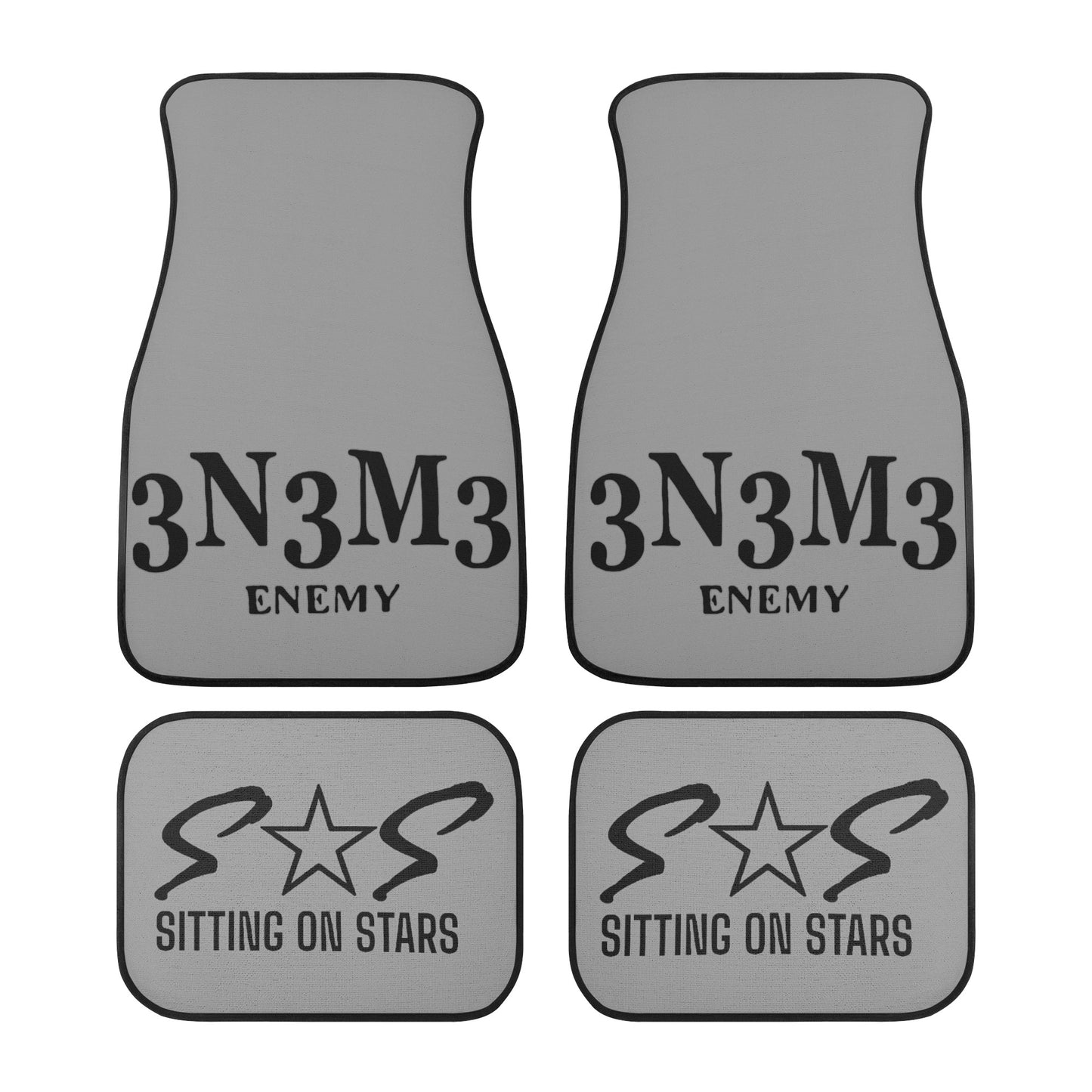 3.N.3.M.3 Enemy Back and Front Car Floor Mats