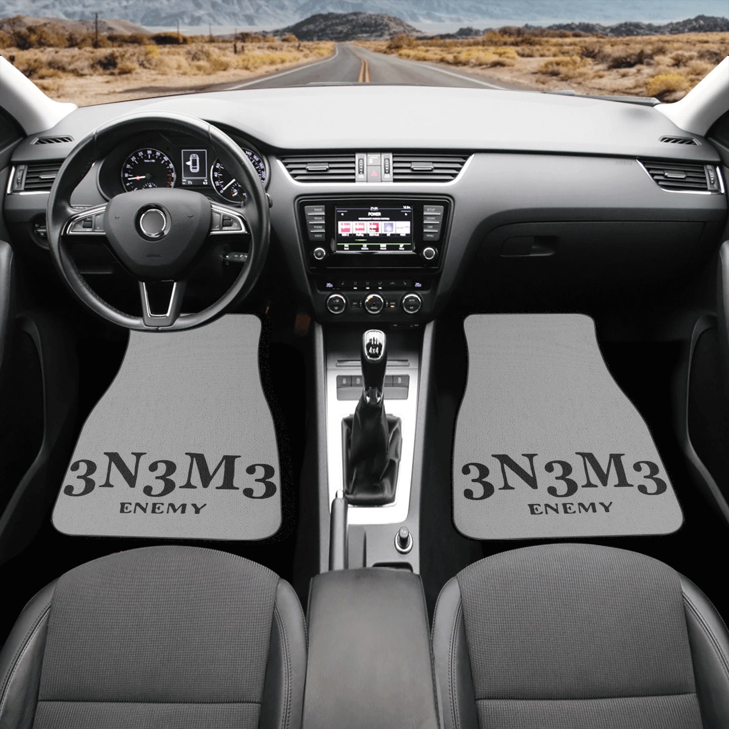 3.N.3.M.3 Enemy Back and Front Car Floor Mats