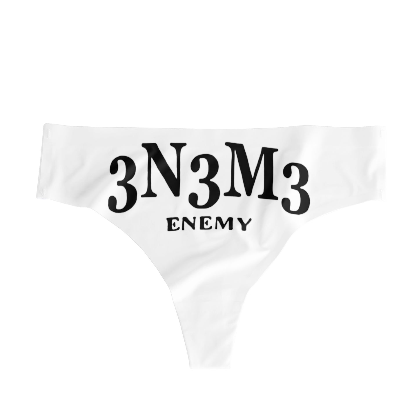 3.N.3.M.3 Enemy Womens  Thongs