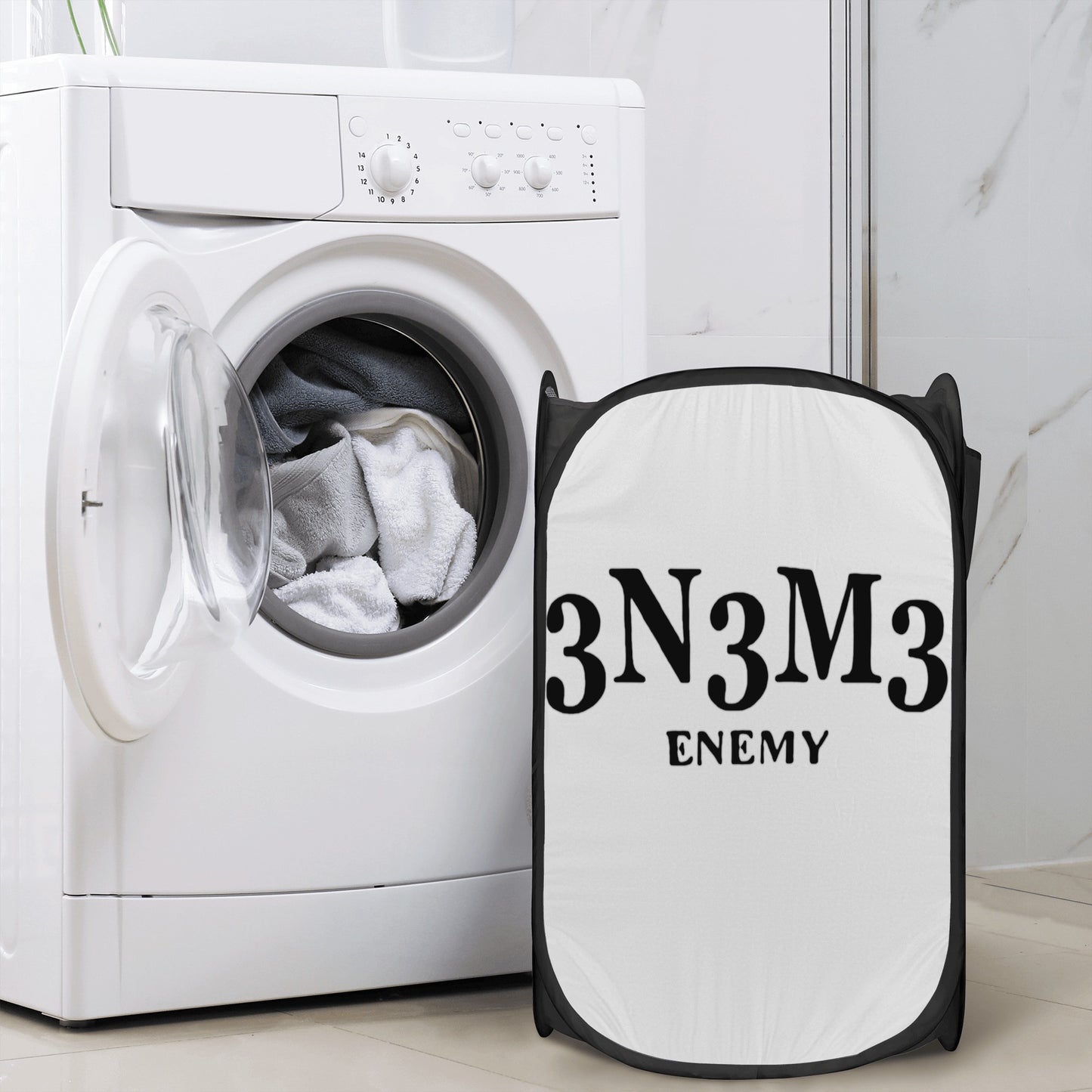 3.N.3.M.3 Enemy Laundry Hamper