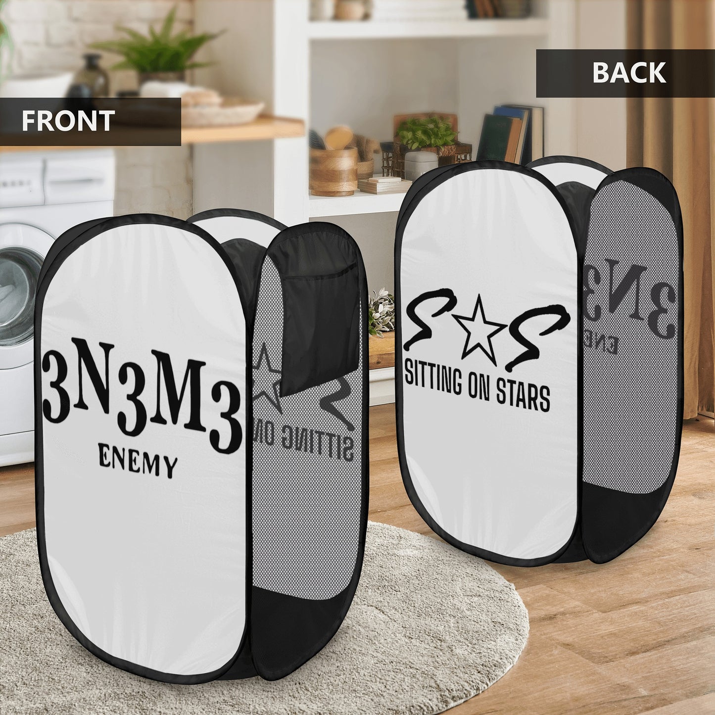 3.N.3.M.3 Enemy Laundry Hamper