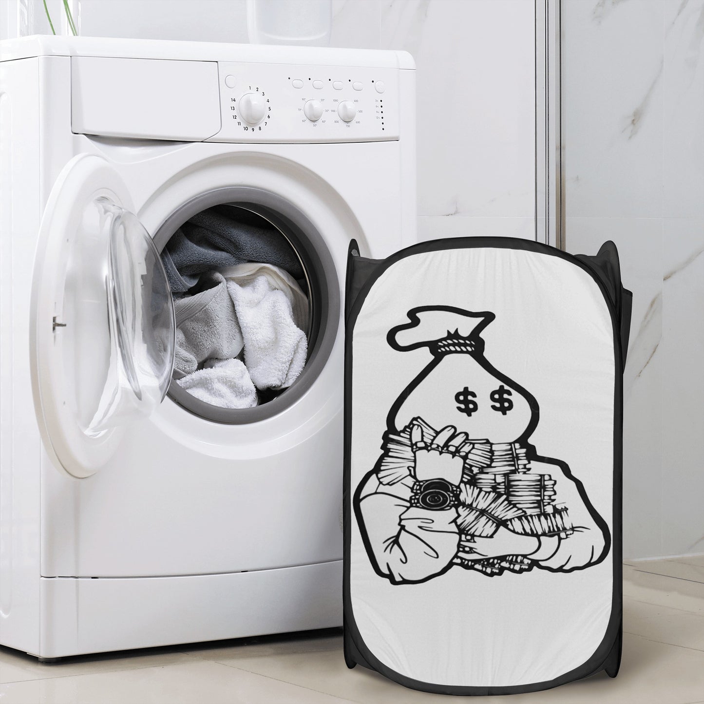 Money Man Laundry Hamper