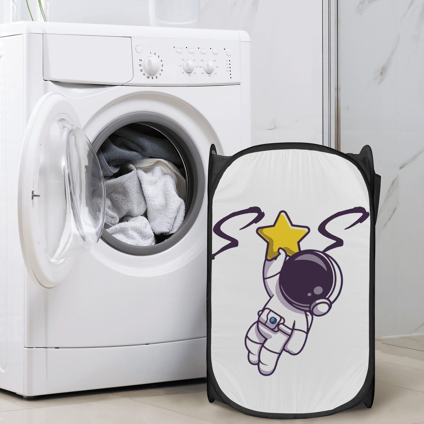 Space Man 23 Laundry Hamper