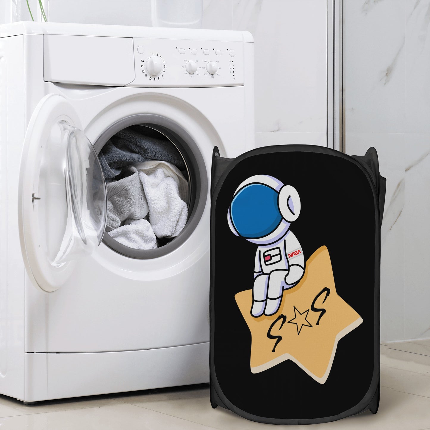 S.O.S Astronaut Laundry Hamper