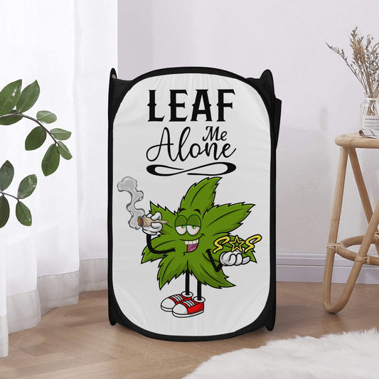 Leaf Me Alone 4/20 Edition Laundry Hamper