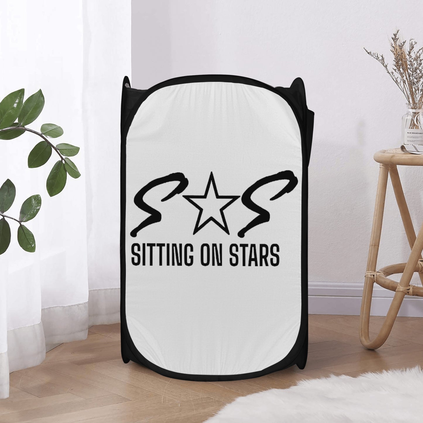 S.O.S  Sitting On Stars Laundry Hamper