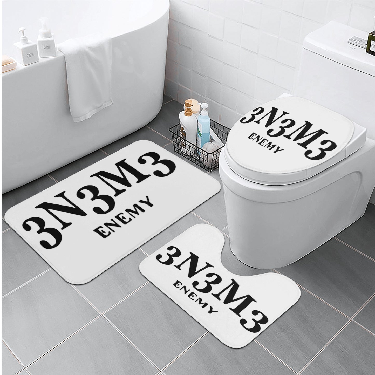 3.N.3.M.3 Enemy Bath Room Toilet Set